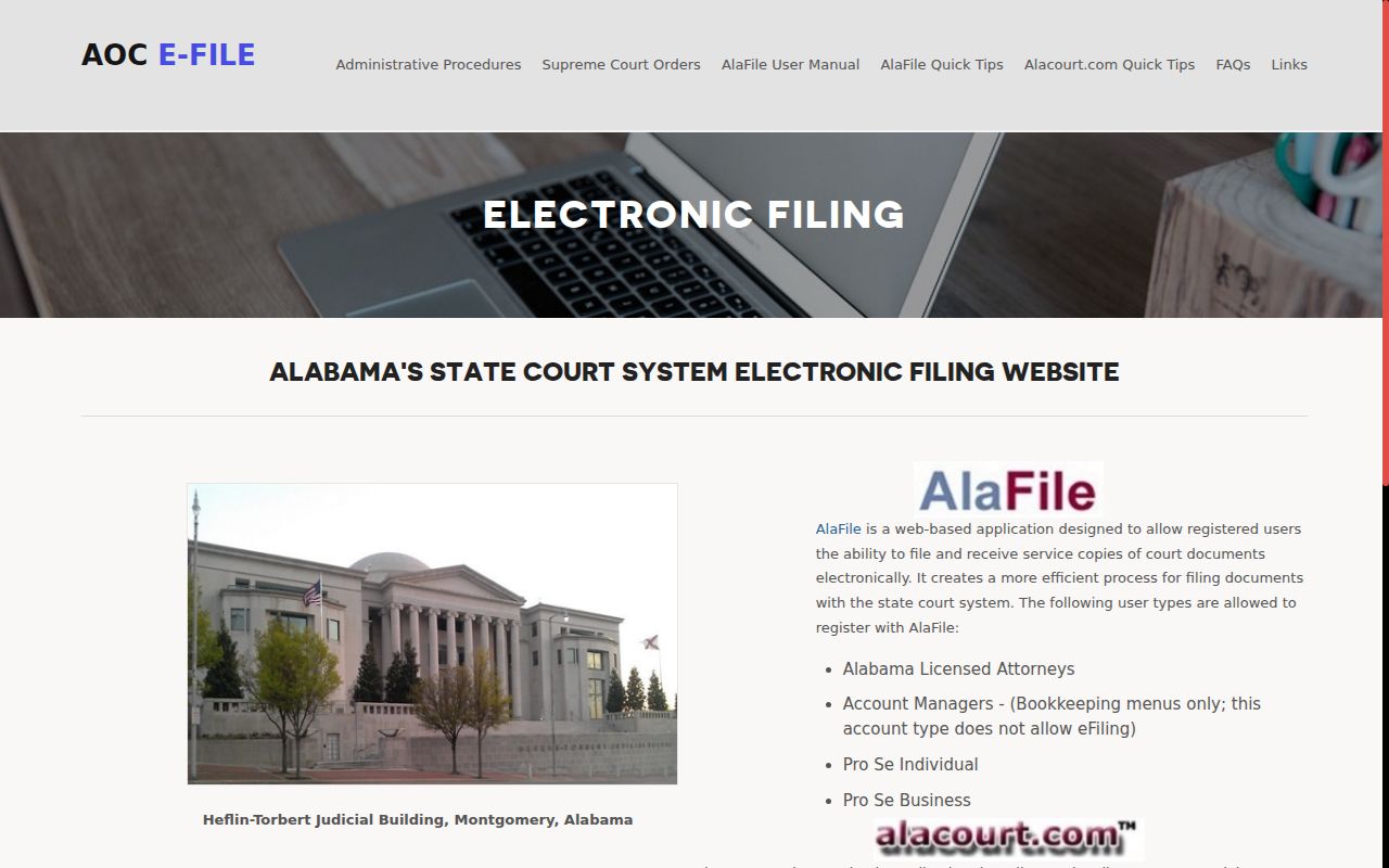 Lawrence County docket search through Alabama electronic court systems