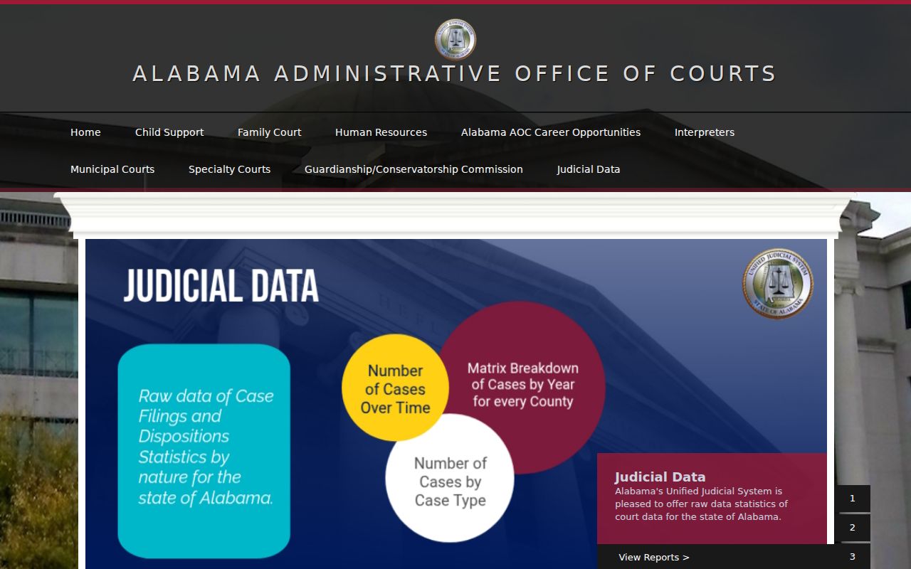 Lawrence County court docket links on the Alabama Unified Judicial System
